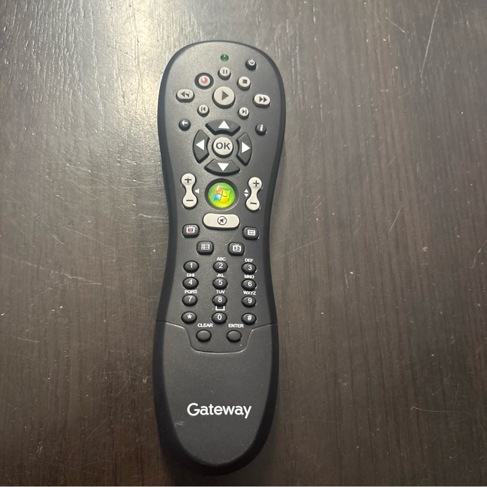 Microsoft Gateway RC6 ir Windows Media Remote Control RRS9002-8642EC Black